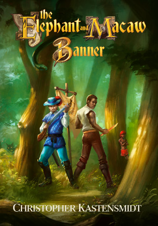 Elephant and Macaw Banner cover